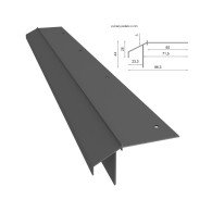 Profil okapowy K10R - do posadzek żywicznych (basic+) - Renoplast | Domabau.pl