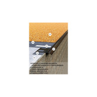 Profil okapowy K20 - do posadzek typu "kamienny dywan" (system simple) - Renoplast | Domabau.pl