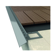 Profil okapowy D25 - do płyt grubowarstwowych na kleju / podestów tarasowych (system multi) - Renoplast | Domabau.pl