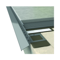 Profil okapowy D25 - do płyt grubowarstwowych na kleju / podestów tarasowych (system multi) - Renoplast | Domabau.pl