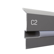 C2 Profil cokołowy zamykający do posadzek wentylowanych malowany - Renoplast | Domabau.pl