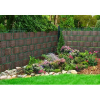 Taśma ogrodzeniowa do paneli 19/255 cm mix brąz RD06