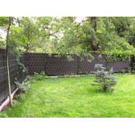 Taśma ogrodzeniowa do paneli 19/255 cm ciemny brąz RD 02