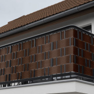 Taśma ogrodzeniowa do paneli 19/255 cm miodowy RD 13