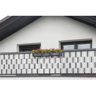 Taśma ogrodzeniowa do paneli 19/255 cm biała RD 07