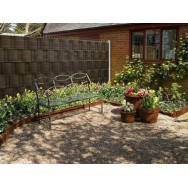 Taśma ogrodzeniowa do paneli 19/255 cm słomkowa RD08