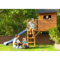 Mata rattanowa dwustronna brąz - orzech RD01