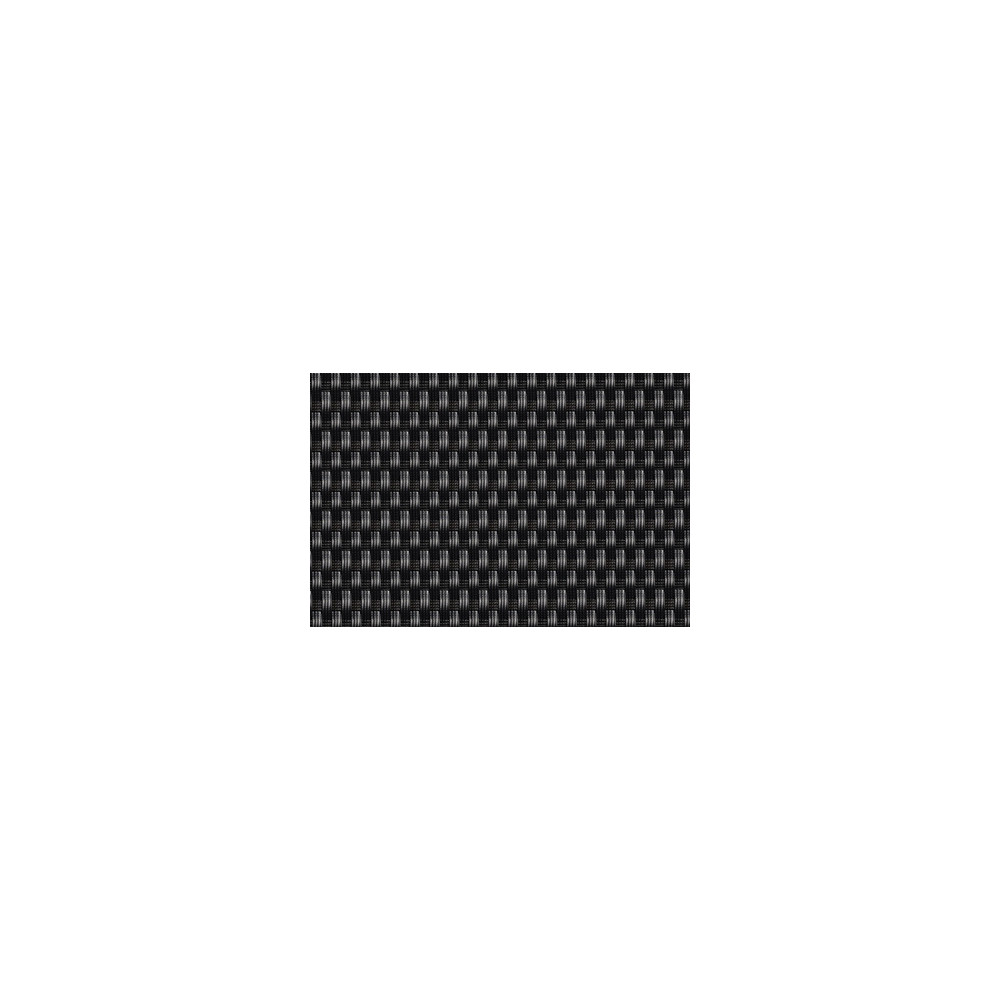 Mata rattanowa dwustronna czarna RD04