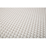 Mata rattanowa dwustronna kolor biały RD07