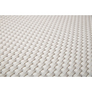 Mata rattanowa dwustronna kolor biały RD07