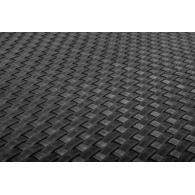 Osłona balkonowa na wymiar. Mata rattanowa dwustronna antracyt RD05