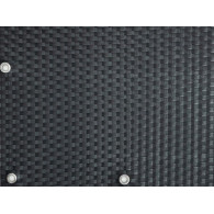 Mata rattanowa dwustronna, oczkowana, na wymiar, stalowa RD03