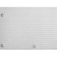 Mata rattanowa dwustronna oczkowana na wymiar kolor biały RD07