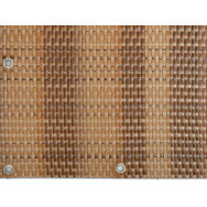 Mata rattanowa dwustronna, oczkowana, na wymiar, kolor słomkowy RD08