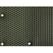 Mata rattanowa dwustronna oczkowana na wymiar kolor zielony RD12