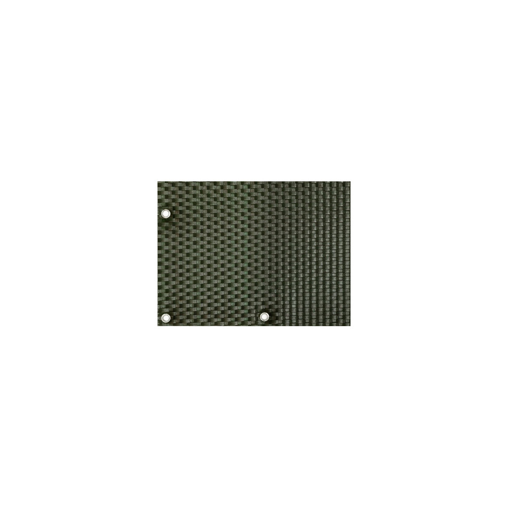 Mata rattanowa dwustronna oczkowana na wymiar kolor zielony RD12