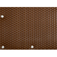 Mata rattanowa dwustronna oczkowana na wymiar kolor miodowa RD13