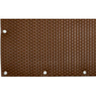 Mata rattanowa dwustronna oczkowana na wymiar kolor miodowa RD13