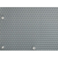 Mata rattanowa dwustronna oczkowana na wymiar kolor jasny szary RD17