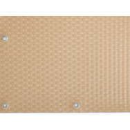 Mata rattanowa dwustronna oczkowana na wymiar kolor jasny krem RD18