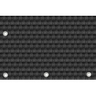 Osłona balkonowa na wymiar. Mata rattanowa dwustronna oczkowana antrac