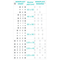 Wspornik tarasowy SMART 12 mm fuga 2 mm - Renoplast | Domabau.pl