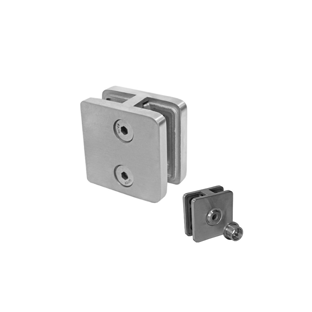 Uchwyt na szkło poza osią dwustronny