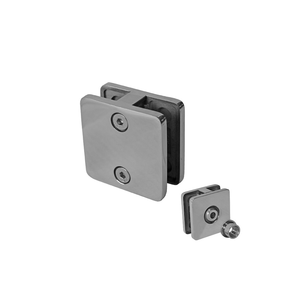 Uchwyt na szkło poza osią dwustronny