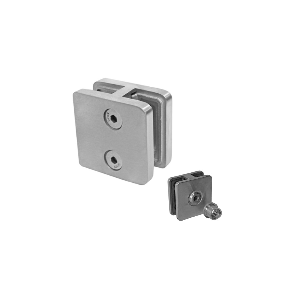 Uchwyt na szkło poza osią dwustronny