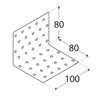 KM 10 Kątownik 80x80x100x2,0 - Domabau.pl