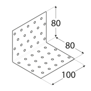 KM 10 Kątownik 80x80x100x2,0 - Domabau.pl
