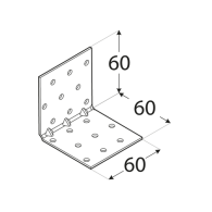 KMP 5 Kątownik 60x60x60x1,5 - Domabau.pl