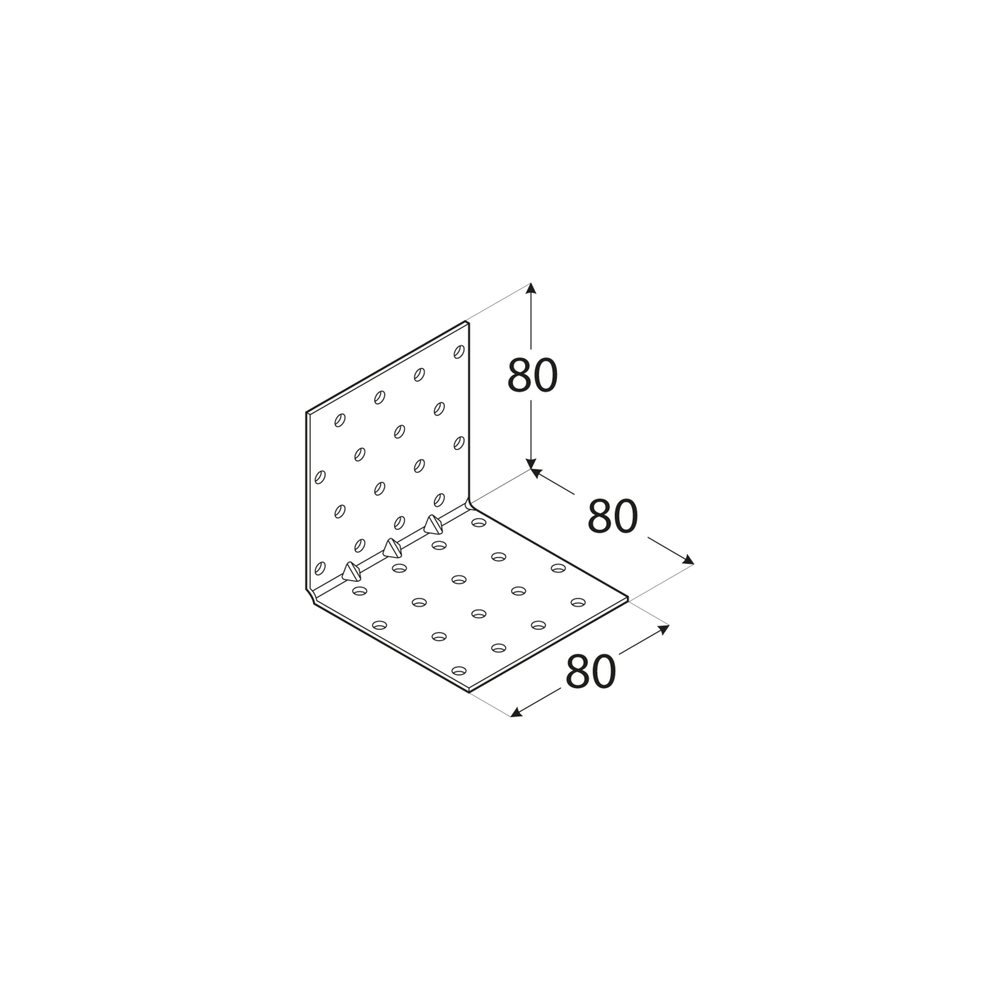 KMP 9 Kątownik 80x80x80x1,5 - Domabau.pl