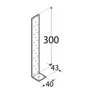 KK 12  Kątownik 300x43x40x4 - Domabau.pl