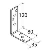 KB 2 Kątownik 120x80x35x4,0 - Domabau.pl