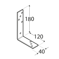 KB 3 Kątownik 180x120x40x5,0 - Domabau.pl