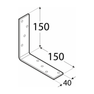 KB 4  Kątownik 150x150x40x5.0 - Domabau.pl