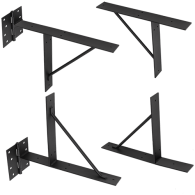 ZNW 1 Zestaw zawiasów narożnych(2zaw+2wsp) C 300x200x38x3,0 - Domabau.pl