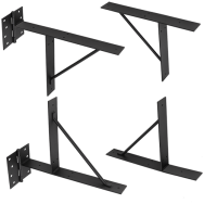 ZNW 1 Zestaw zawiasów narożnych(2zaw+2wsp) C 300x200x38x3,0 - Domabau.pl