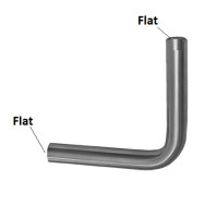 Uchwyt poręczy na ścianę bez tacki