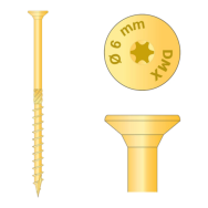 CS 06260 Wkręt 6x260 6szt/opak - Domabau.pl