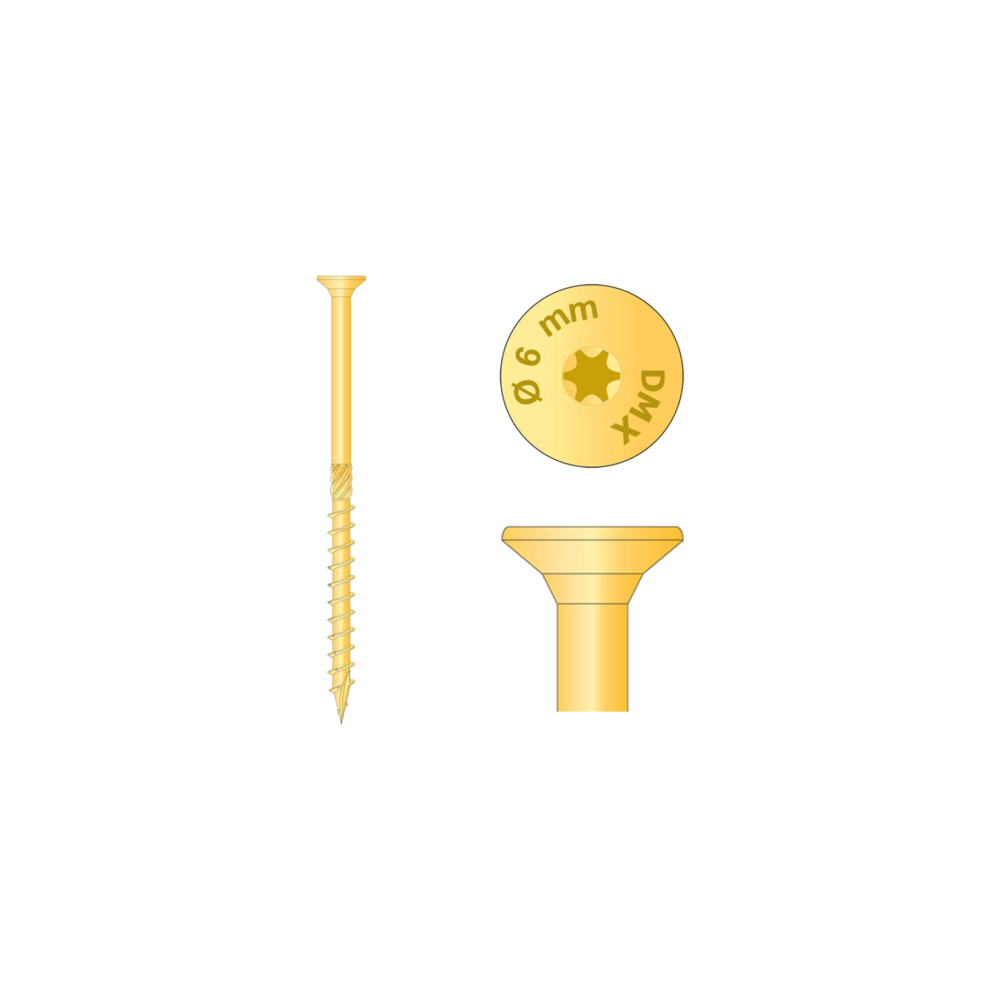 CS 06260 Wkręt 6x260 6szt/opak - Domabau.pl