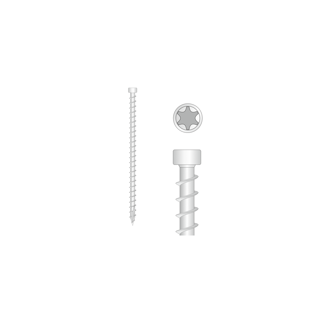 CPW 06200  Wkręt 6x200 - Domabau.pl