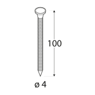 ANG 100 Gwóźdź 100x4,0 - Domabau.pl