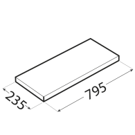 FS 80/24 Półka JSZ 795x235 - Domabau.pl