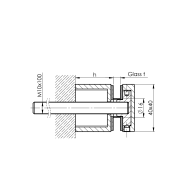 Uchwyt wlewu szklanego