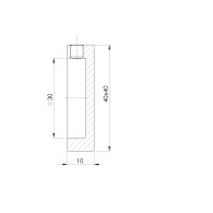 Uchwyt wlewu szklanego