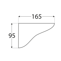 WDP 165 Wspornik SO 165x95x2 - Domabau.pl
