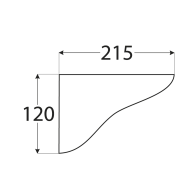 WDP 215 Wspornik SO 215x120x2 - Domabau.pl