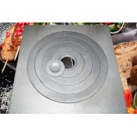 Płyta piekarnika 520x520mm Herdring pierścienie żeliwne pierścienie żeliwne pierścienie żeliwne